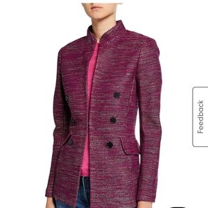 St John Ombre Ribbon Tweed Knit Jacket MSRP $1,245